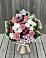 Букет цветов из: Альстромерии, Гвоздики, Розы и Хризантемы в Таежный