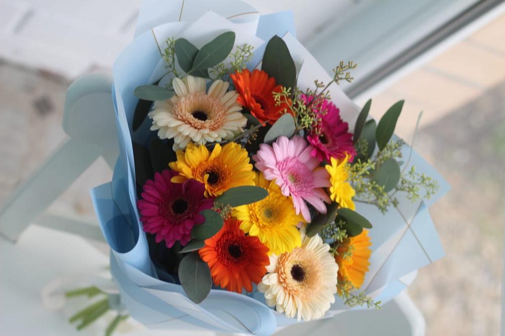 Букет цветов из: Герберы в Таежный