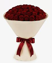 Букет 101 Бордовая роза Блэк Бакарра в Таежный