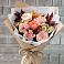 Букет цветов из: Гвоздики, Хризантемы и Розы в Таежный