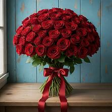Букет Красные розы Блэк Меджик в Таежный
