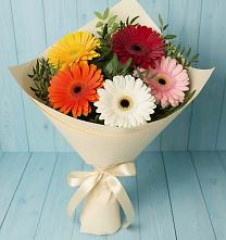 Букет цветов из:  Герберы в Таежный