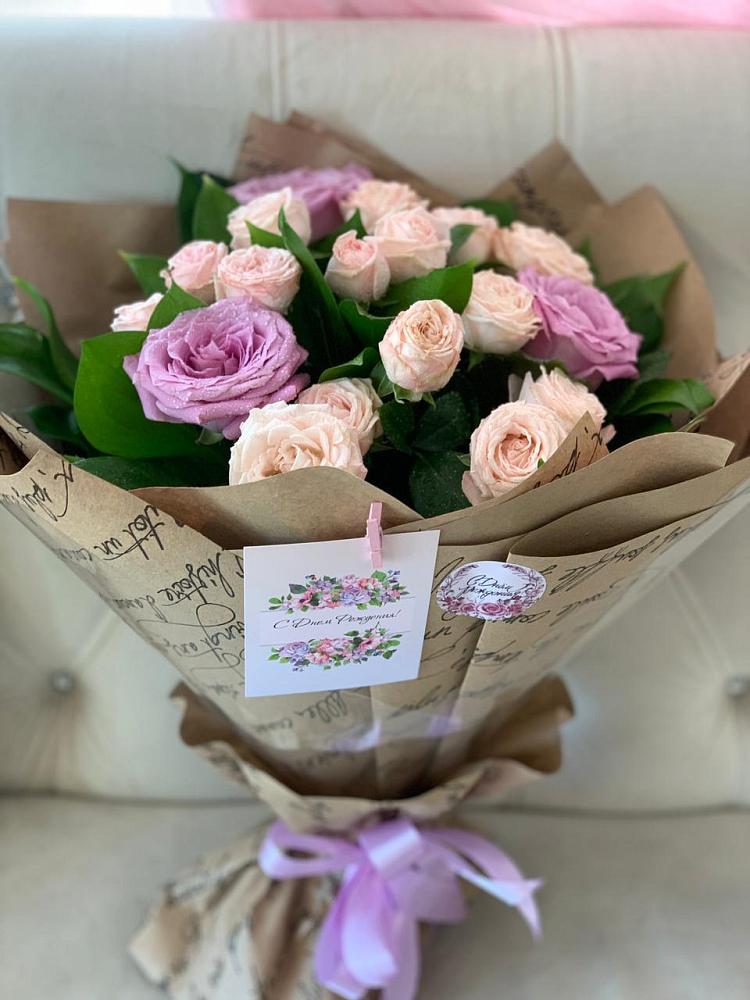 Букет цветов из: Розы в Таежный