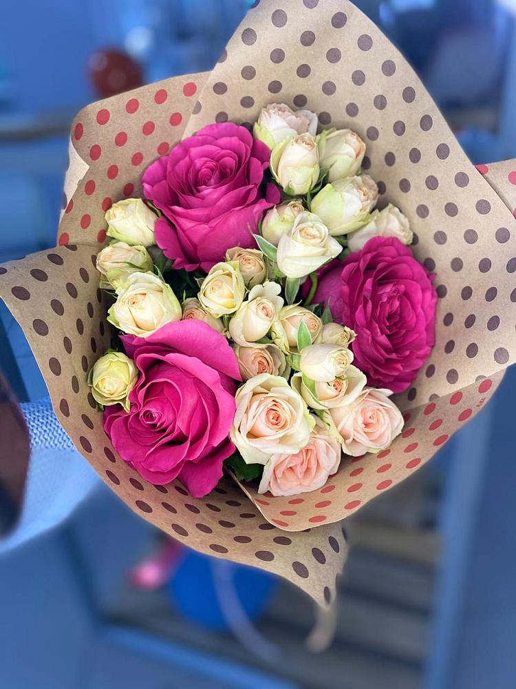 Букет цветов из: Розы в Таежный