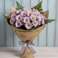 Букет цветов из:  Хризантемы в Таежный