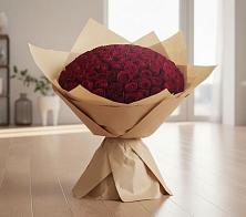 Букет 101 Красная роза #REPLACE_PRED# Таежный