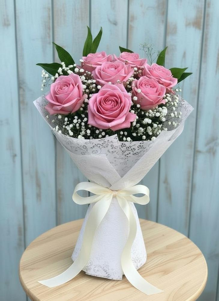 Букет цветов из: Розы в Таежный