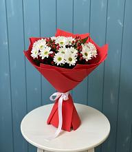 Букет цветов из:  Хризантемы в Таежный