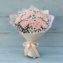 Букет цветов из:  Гвоздики в Таежный