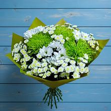 Букет цветов из:  Хризантемы в Таежный