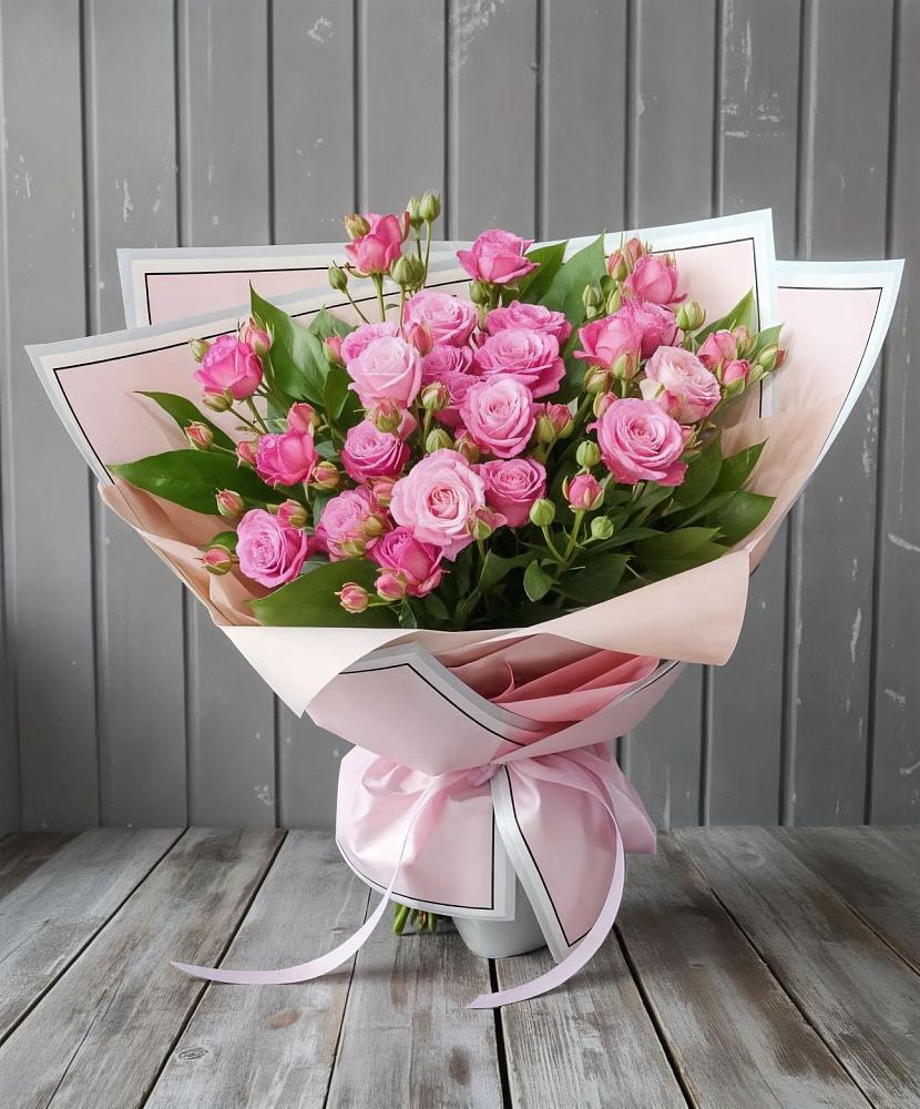 Букет Розовый кустик в Таежный