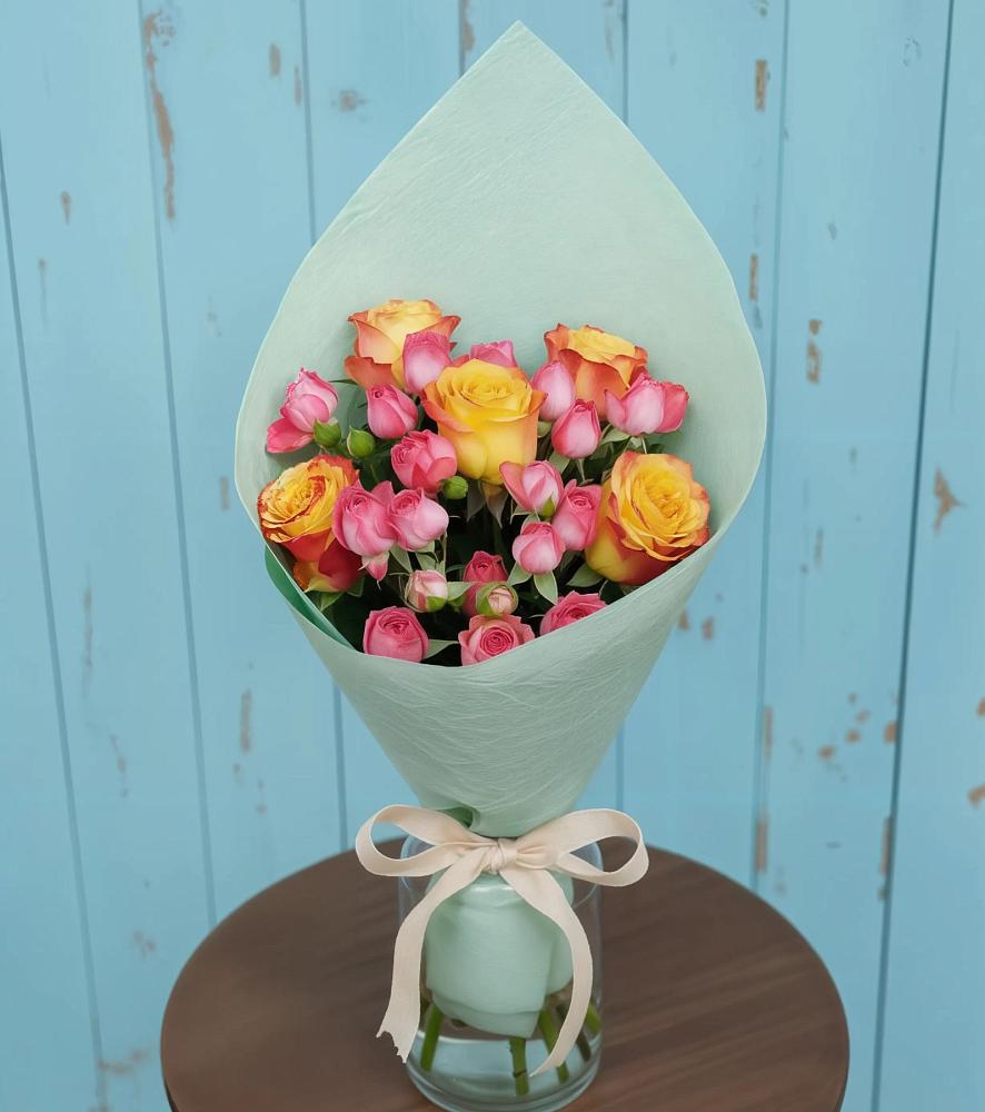 Букет цветов из: Розы в Таежный