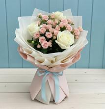 Букет цветов из:  Розы в Таежный