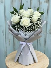 Букет цветов из:  Розы в Таежный