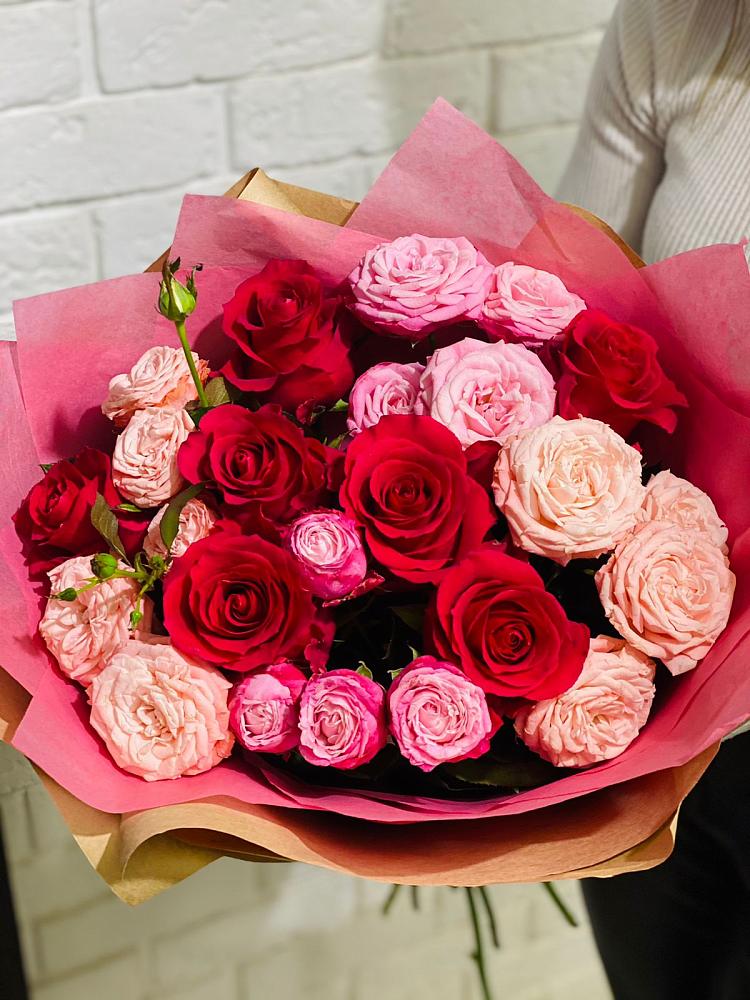 Букет цветов из: Розы в Таежный