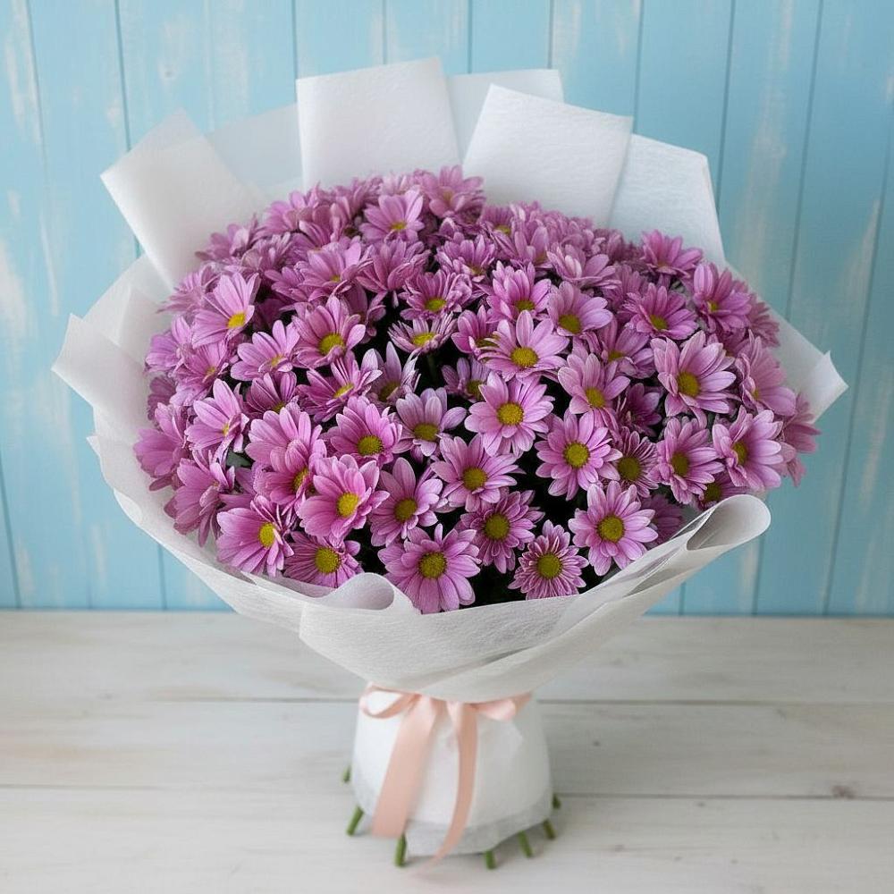 Букет цветов из: Хризантемы в Таежный