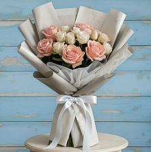 Букет цветов из:  Розы в Таежный