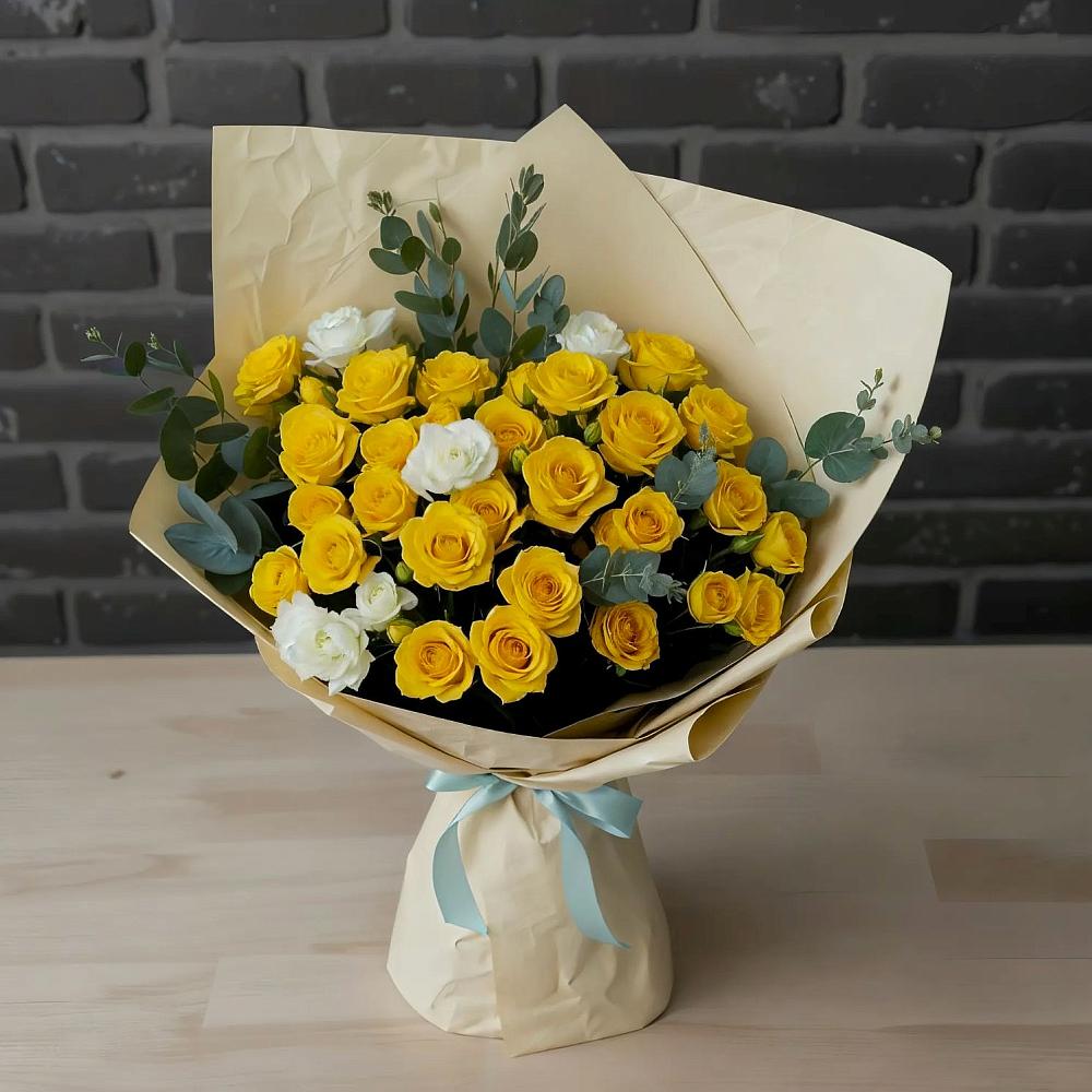 Букет цветов из: Розы в Таежный