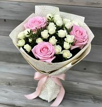 Букет цветов из:  Розы в Таежный