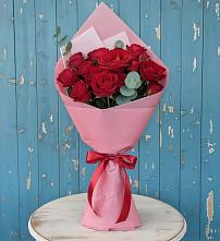 Букет цветов из:  Розы в Таежный