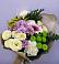 Букет цветов из: Хризантемы, Розы, Гвоздики и Герберы в Таежный