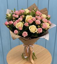 Букет цветов из:  Розы в Таежный
