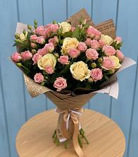 Букет цветов из:  Розы в Таежный