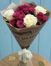 Букет цветов из:  Розы в Таежный