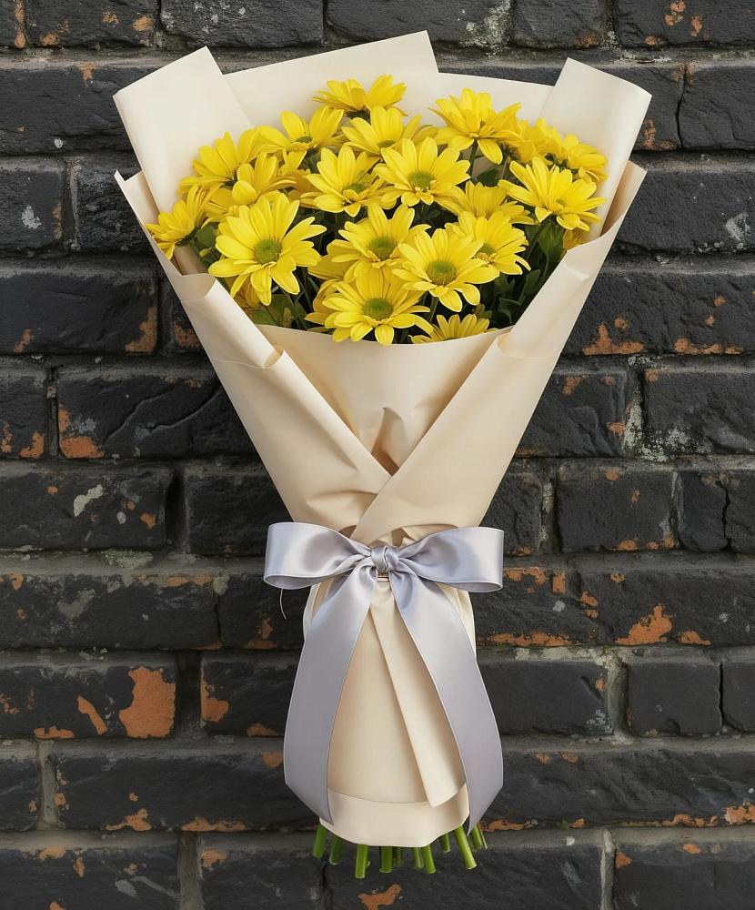 Букет цветов из: Хризантемы в Таежный
