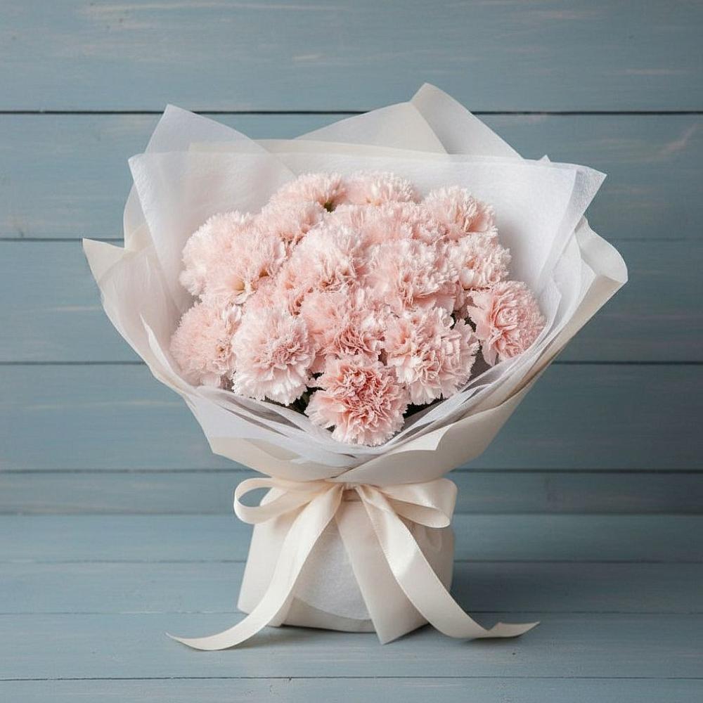 Букет цветов из: Гвоздики в Таежный