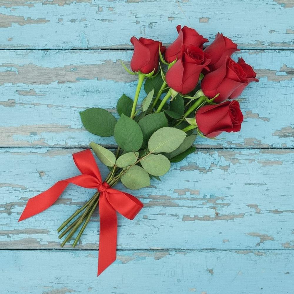 Букет Красные розы в Таежный