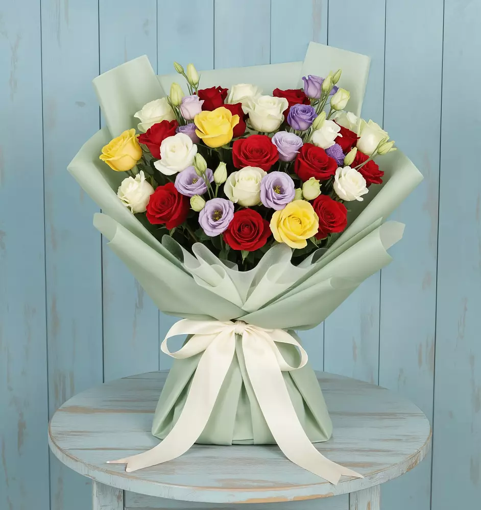 Букет цветов из: Розы в Таежный