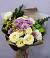 Букет цветов из: Хризантемы, Розы, Гвоздики и Герберы в Таежный