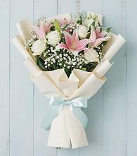 Букет цветов из:  Лилии в Таежный