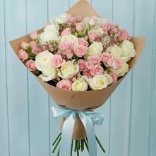 Букет цветов из:  Розы в Таежный