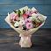 Букет цветов из: Хризантемы, Альстромерии и Розы в Таежный